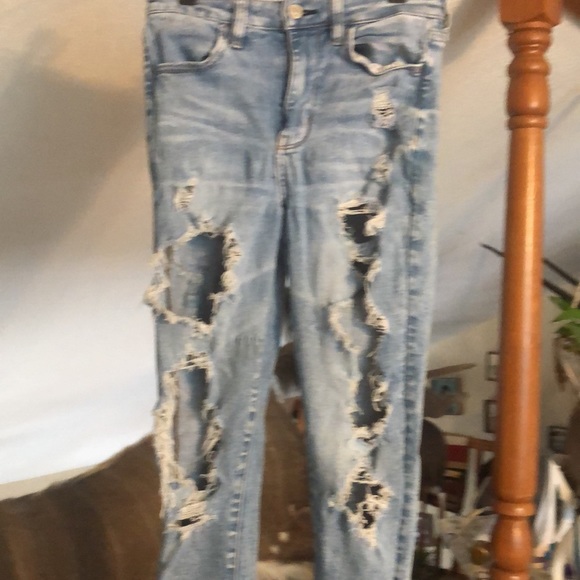 American eagle distressed jeans p1859 - Picture 2 of 8